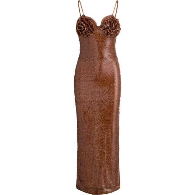 Bronze/Brown Sequin Dress